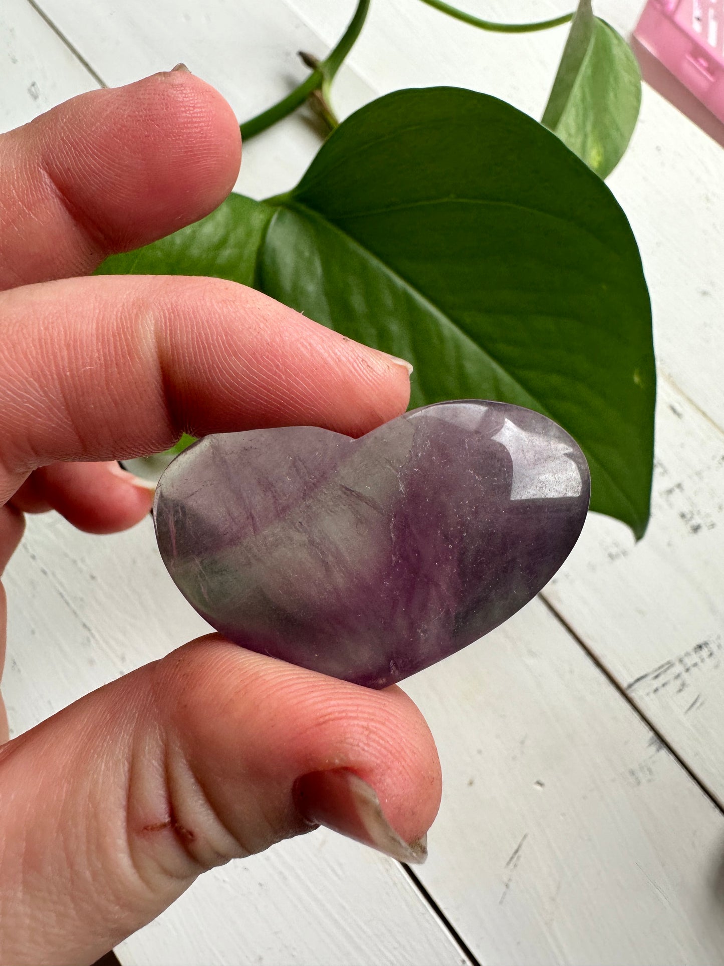 Candy Fluorite Hearts -