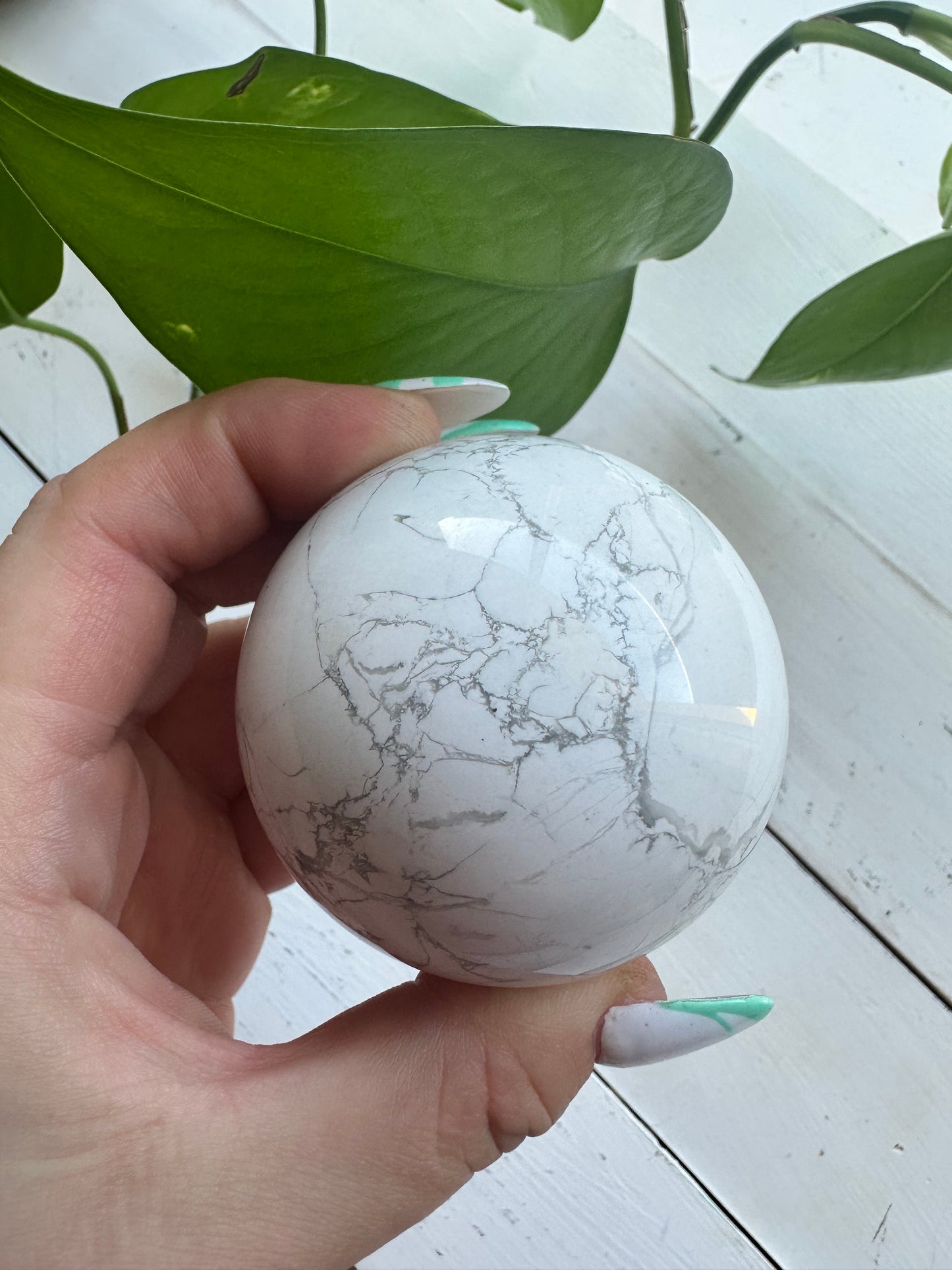Howlite Sphere