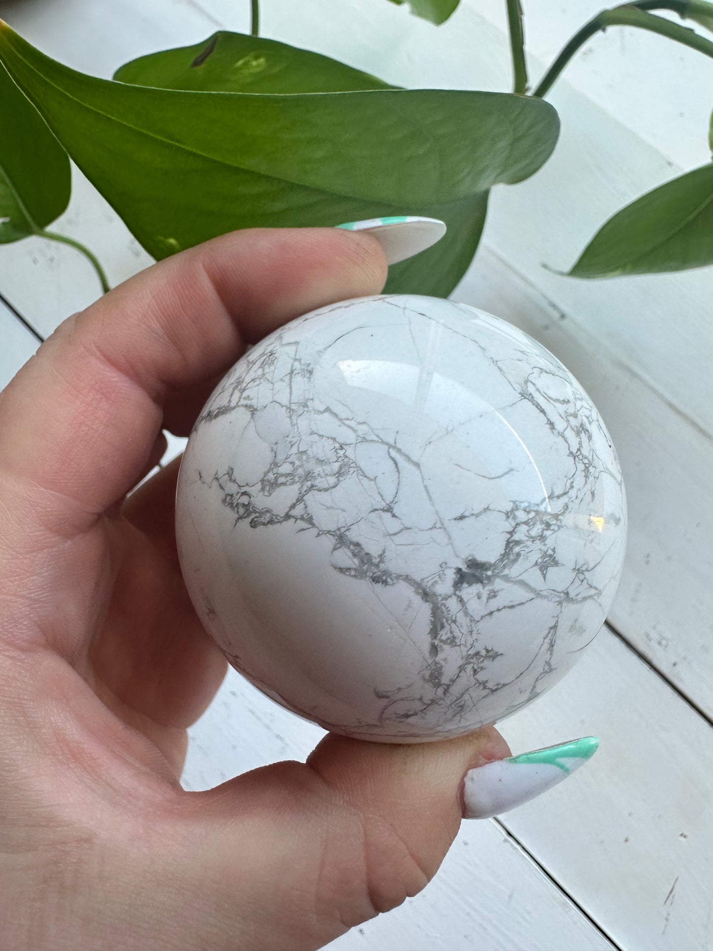 Howlite Sphere