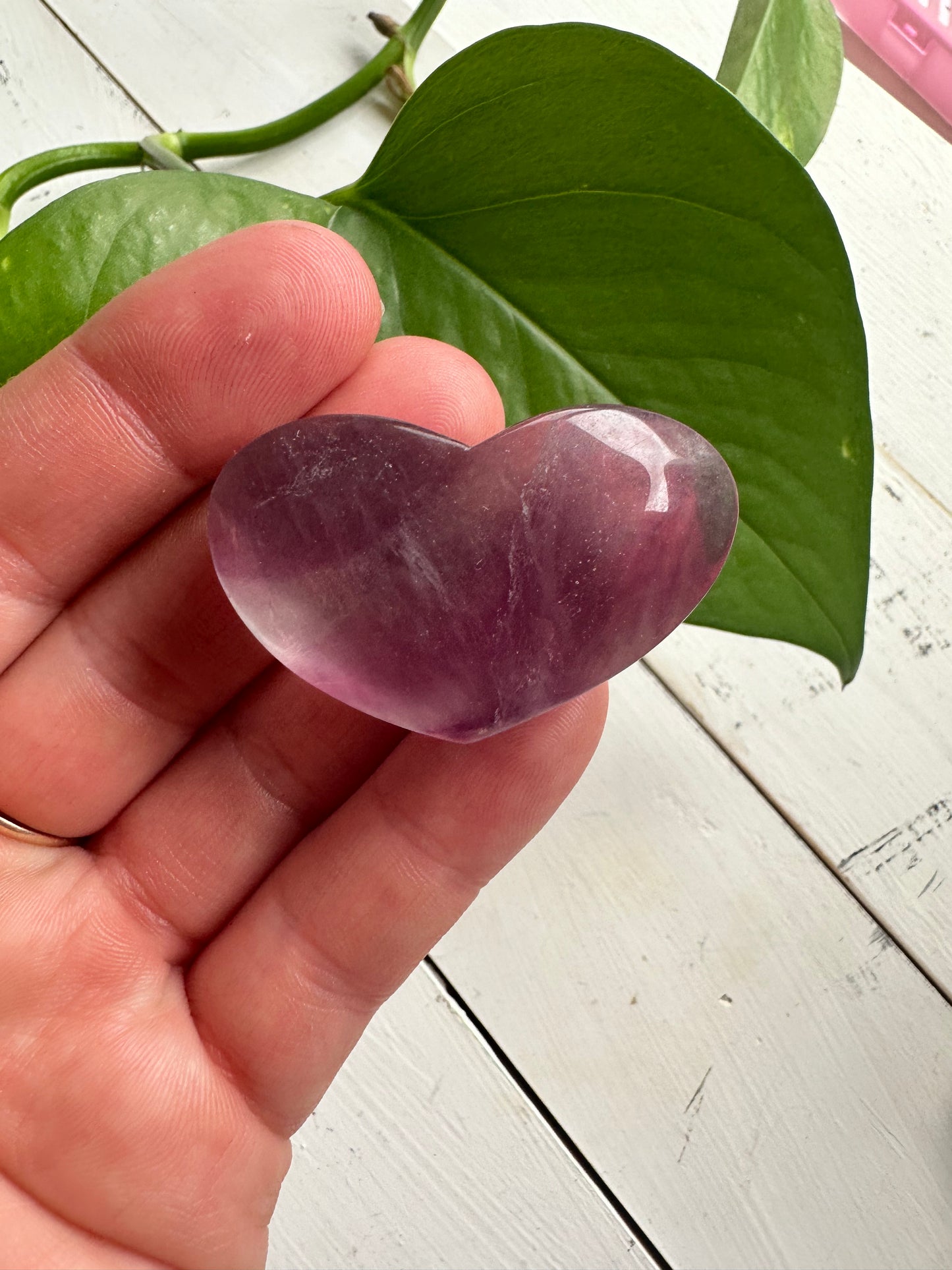 Candy Fluorite Hearts -