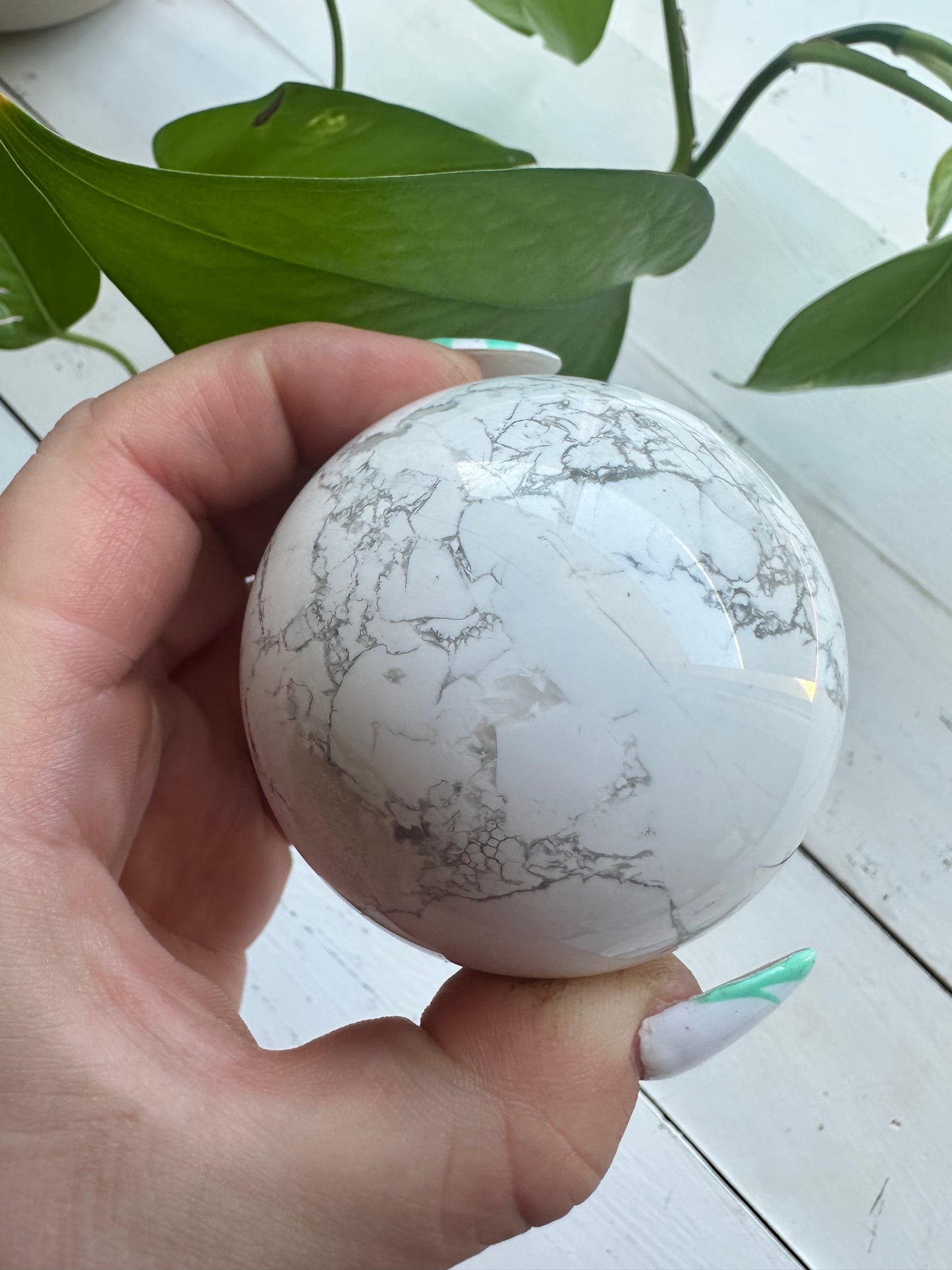 Howlite Sphere