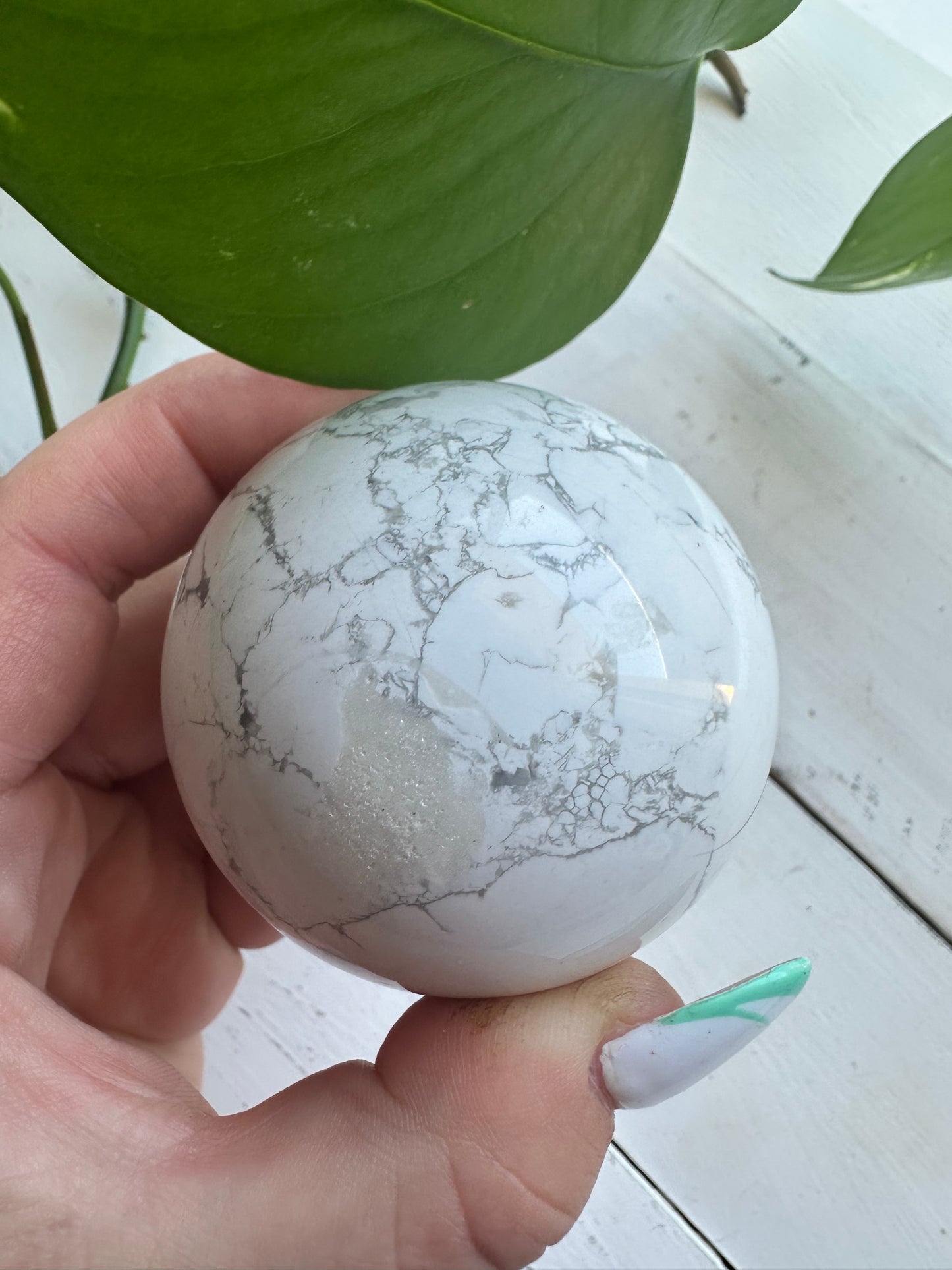 Howlite Sphere